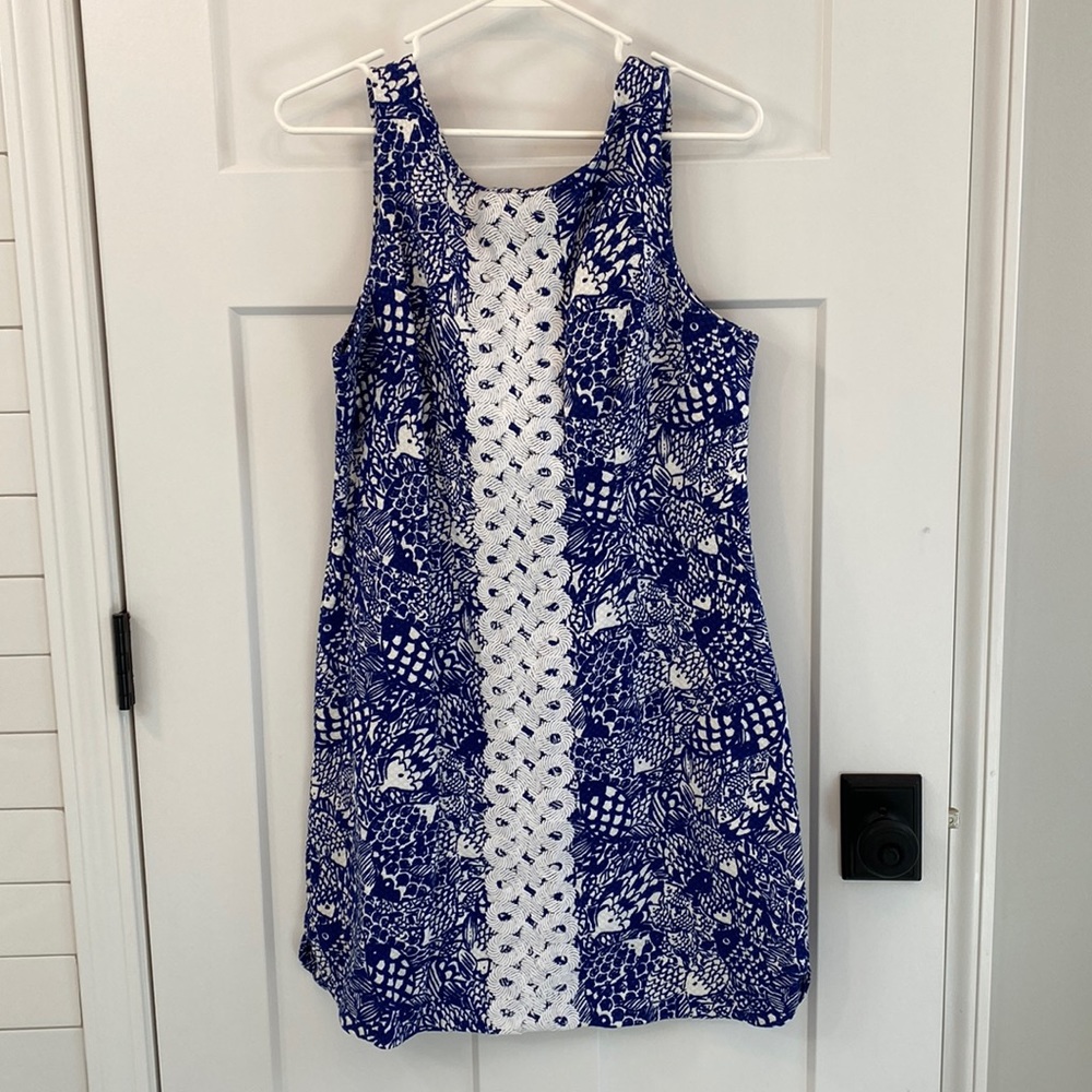 Lilly Pulitzer for Target Upstream Shift Dress in Navy, size 10